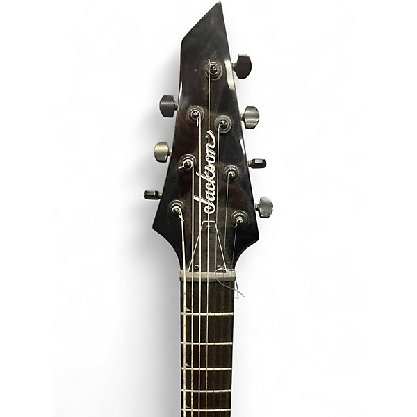 Used Jackson JS22-7 Dinky 7 String Black Solid Body Electric Guitar