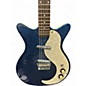 Used 2002 Danelectro DC12 Blue Sparkle Solid Body Electric Guitar