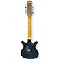 Used 2002 Danelectro DC12 Blue Sparkle Solid Body Electric Guitar