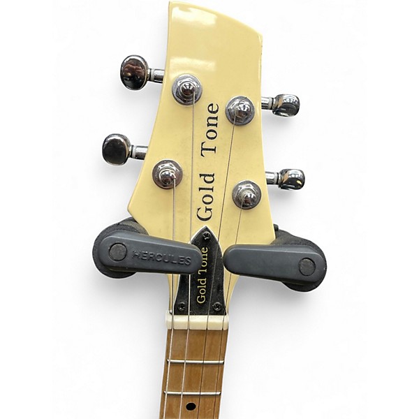 Used Gold Tone GME-4 Electric Cream Gloss Mandolin