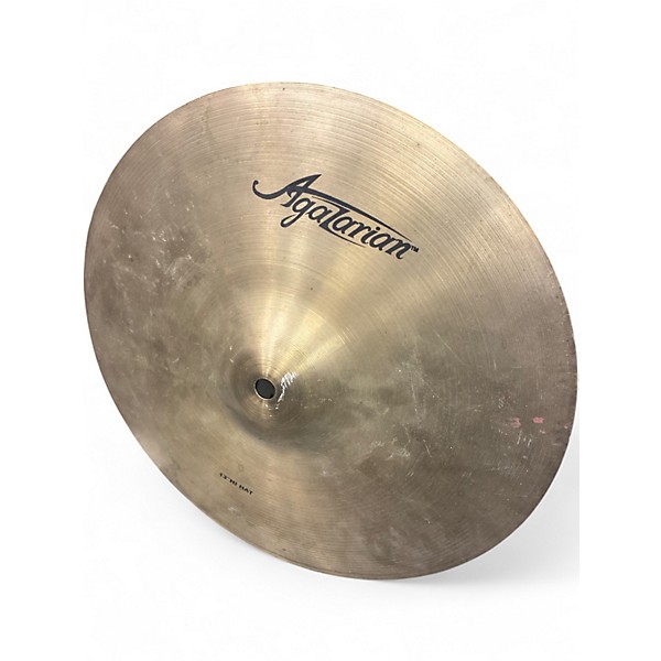Used Agazarian 13in HI HAT PAIR Cymbal