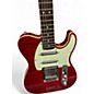 Used Squier Standard Telecaster Crimson Red Trans Solid Body Electric Guitar