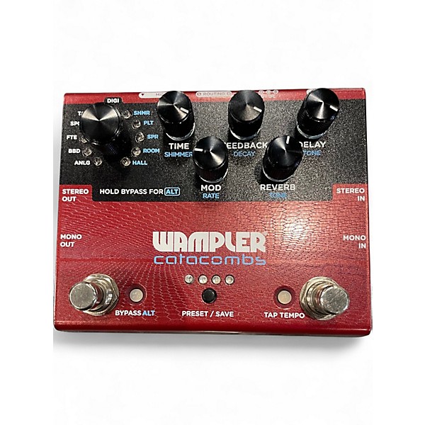 Used Wampler catacombs Effect Pedal
