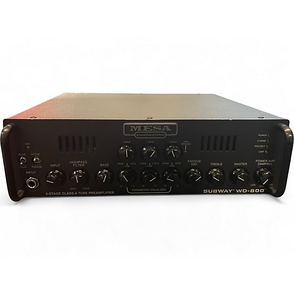 Used MESA/Boogie SUBWAY WD800 Tube Bass Amp Head