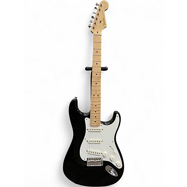 Used Fender Artist Series Eric Clapton Stratocaster Black Solid Body Electric Guitar