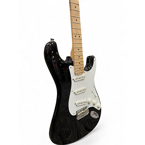 Used Fender Artist Series Eric Clapton Stratocaster Black Solid Body Electric Guitar