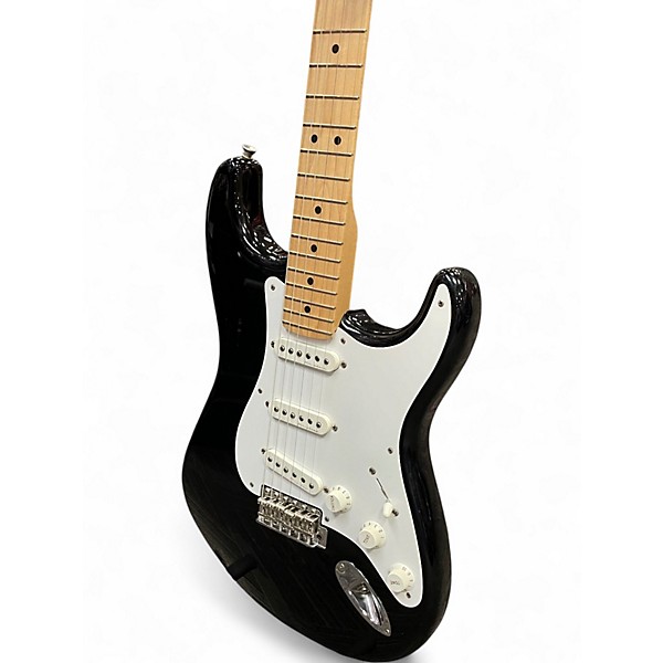 Used Fender Artist Series Eric Clapton Stratocaster Black Solid Body Electric Guitar