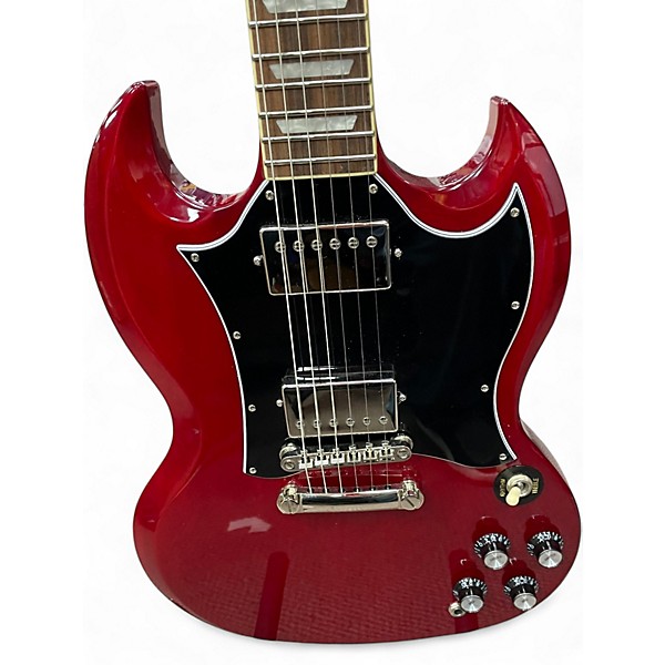 Used Epiphone SG Standard Red Solid Body Electric Guitar