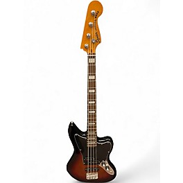 Used Squier JAGUAR BASS 3 Color Sunburst Electric Bass Guitar