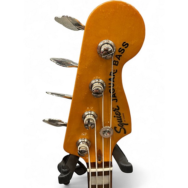 Used Squier JAGUAR BASS 3 Color Sunburst Electric Bass Guitar