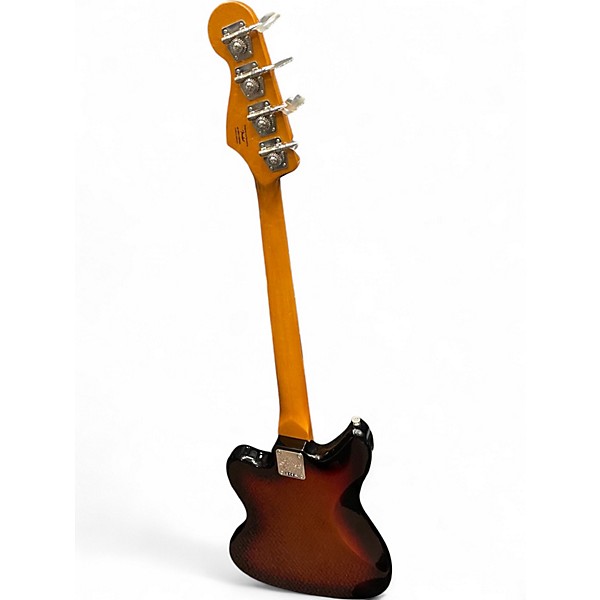 Used Squier JAGUAR BASS 3 Color Sunburst Electric Bass Guitar