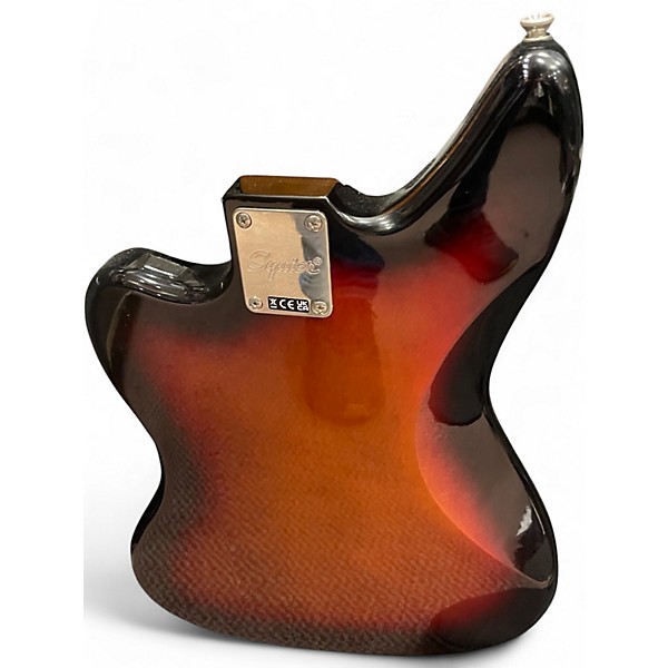 Used Squier JAGUAR BASS 3 Color Sunburst Electric Bass Guitar