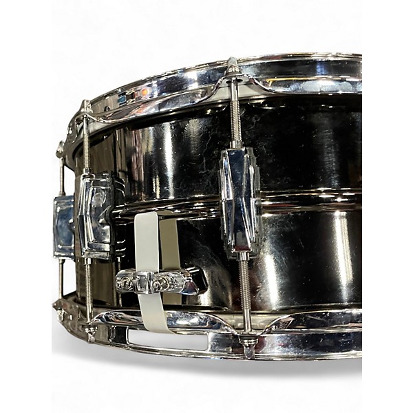 Used Ludwig 14in BLACK BEAUTY BLACK CHROME Drum