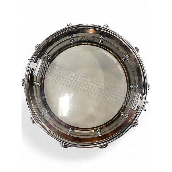 Used Ludwig 14in BLACK BEAUTY BLACK CHROME Drum