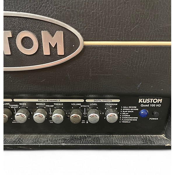 Used Kustom Quad 100 HD Solid State Guitar Amp Head