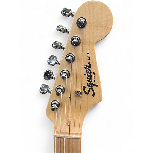 Used Squier Mini Affinity Stratocaster White Electric Guitar