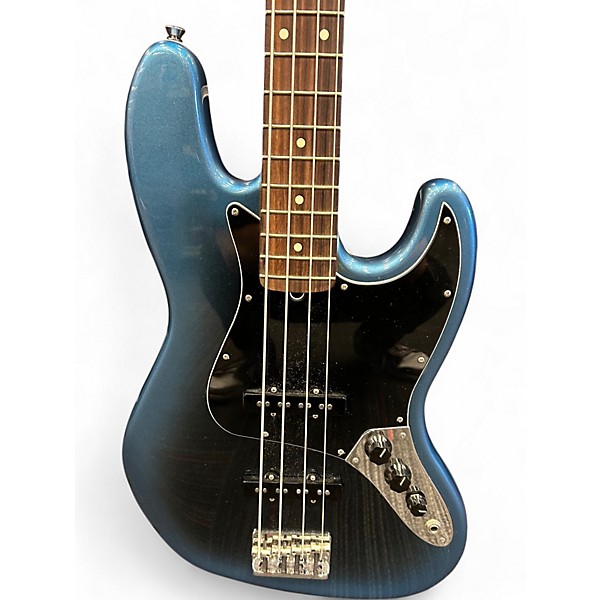 Used Fender American Professional II Jazz Bass Dark Knight Electric Bass Guitar