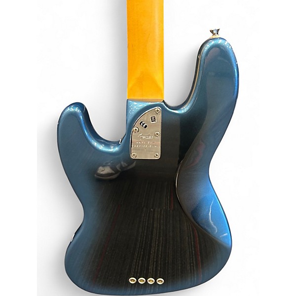 Used Fender American Professional II Jazz Bass Dark Knight Electric Bass Guitar