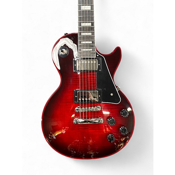 Used Epiphone LES PAUL CUSTOM WIDOW RED BURST Solid Body Electric Guitar