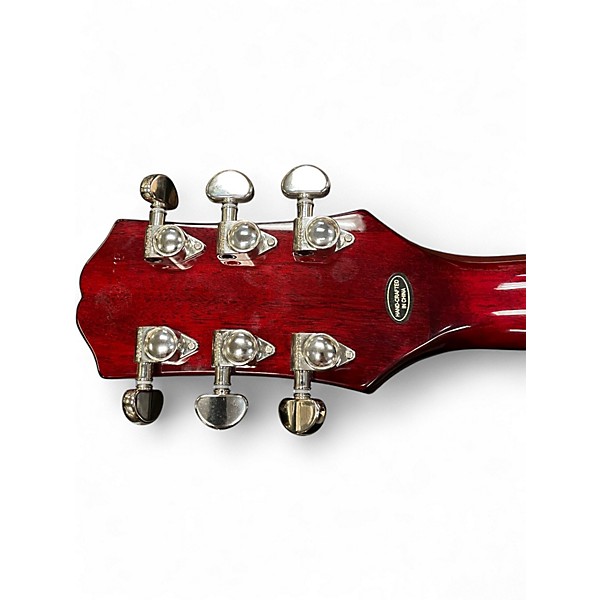 Used Epiphone LES PAUL CUSTOM WIDOW RED BURST Solid Body Electric Guitar