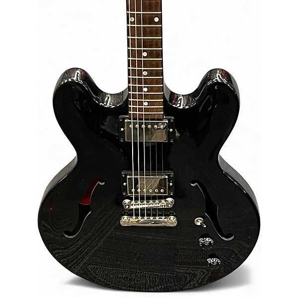 Used 2014 Gibson ES335 Black Hollow Body Electric Guitar