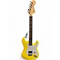 Used Fender Tom Delonge Signature Stratocaster Yellow Solid Body Electric Guitar thumbnail