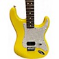 Used Fender Tom Delonge Signature Stratocaster Yellow Solid Body Electric Guitar