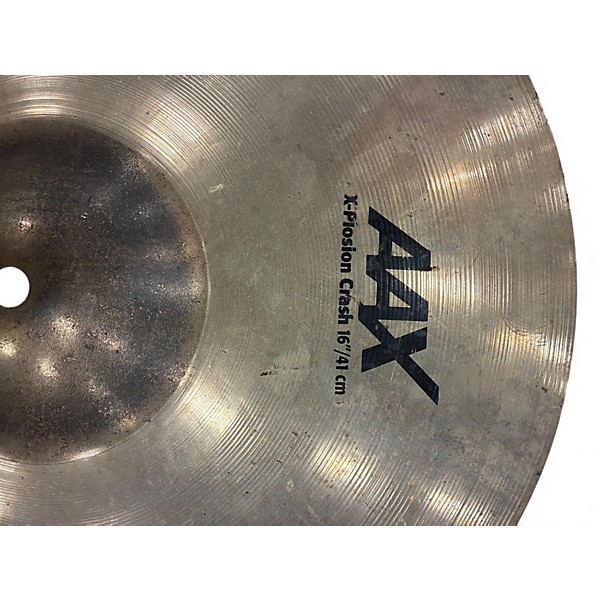 Used SABIAN 16in AAX Xplosion Crash Cymbal