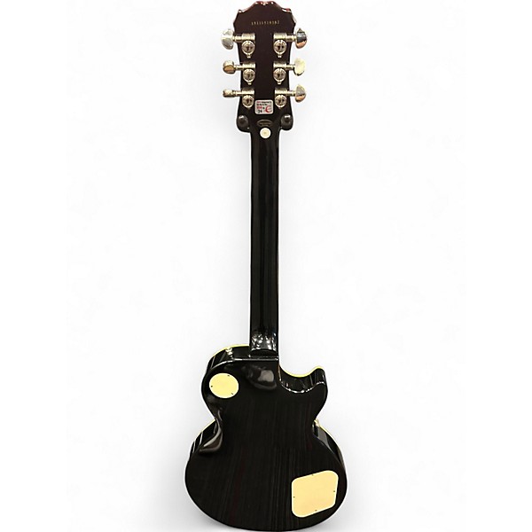 Used Epiphone Les Paul Standard Left Handed Black Electric Guitar