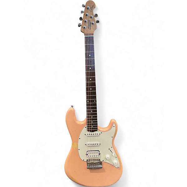 Used Sterling by Music Man CUTLASS Pink Solid Body Electric Guitar