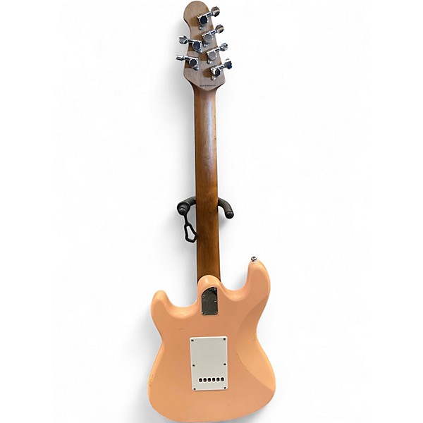 Used Sterling by Music Man CUTLASS Pink Solid Body Electric Guitar