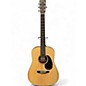 Used Martin D Jr E Natural Acoustic Electric Guitar thumbnail
