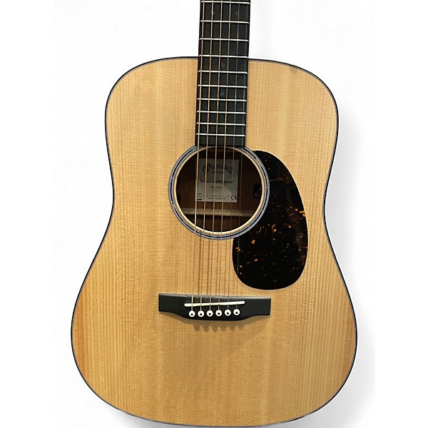 Used Martin D Jr E Natural Acoustic Electric Guitar