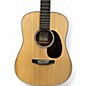 Used Martin D Jr E Natural Acoustic Electric Guitar