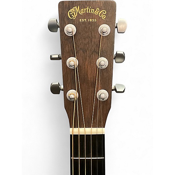 Used Martin D Jr E Natural Acoustic Electric Guitar