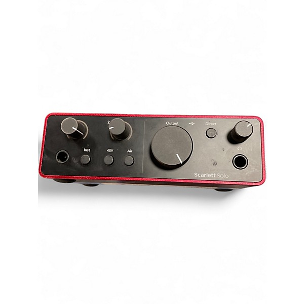 Used Focusrite Scarlett Solo Gen 4 Audio Interface