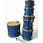 Used Ludwig 6 Piece ELEMENT Blue Drum Kit