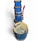 Used Ludwig 6 Piece ELEMENT Blue Drum Kit