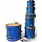 Used Ludwig 6 Piece ELEMENT Blue Drum Kit