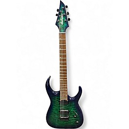 Used Jackson Pro Series Misha Mansoor Signature Juggernaut HT6 BLUE AND GREEN Solid Body Electric Guitar