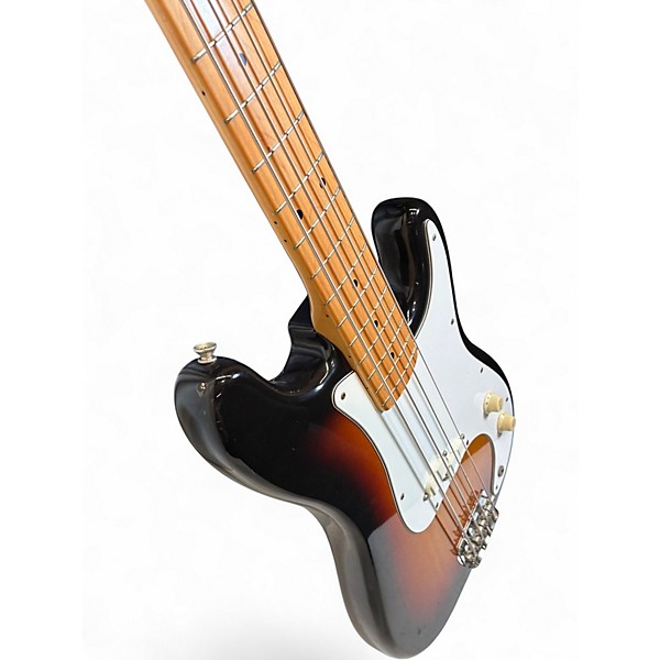 Used Squier Bullet Bass Made in Japan 3 Tone Sunburst Electric Bass Guitar