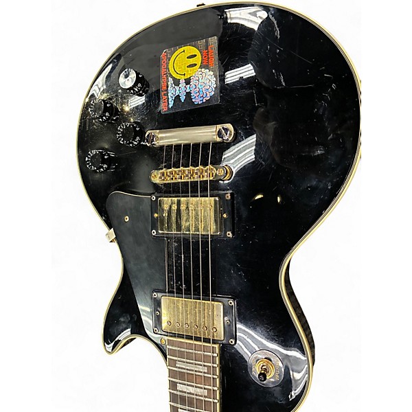 Used Epiphone Les Paul Custom Black Solid Body Electric Guitar