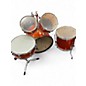 Used Yamaha 5 Piece RYDEEN ORANGE GLITTER Drum Kit