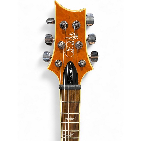 Used 2019 PRS SE CUSTOM 24 EXOTIC LAUREL BURL Vintage Sunburst Solid Body Electric Guitar