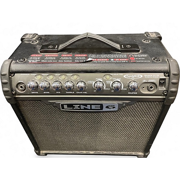 Used Line 6 Spider III 15 1X8 15W Guitar Combo Amp
