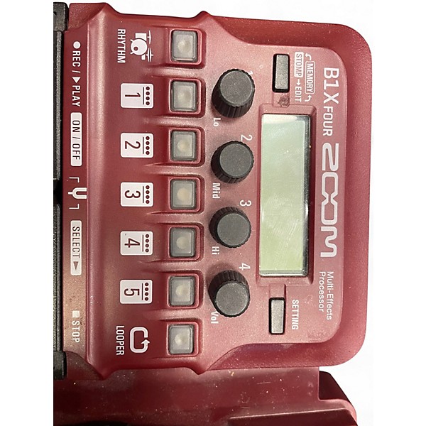 Used Zoom B1X FOUR  Bass Effect Pedal