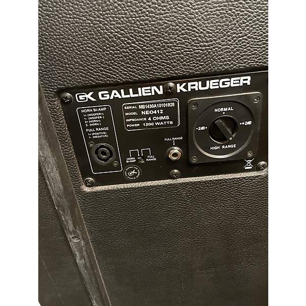 Used 2020s Gallien-Krueger 410MBE-II 4 Ohm 4x10 Bass Cabinet