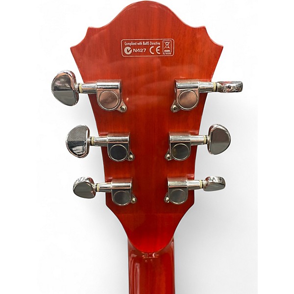 Used Ibanez AF75 Orange Hollow Body Electric Guitar