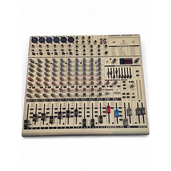 Used Behringer UB1832FX-Pro Unpowered Mixer