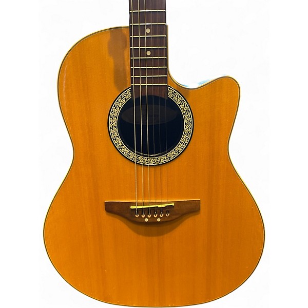 Used Ovation Celebrity CC 026 Natural Acoustic Electric Guitar